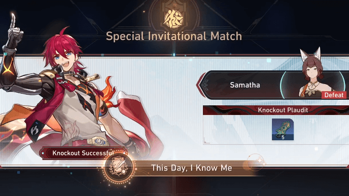 HSR - Luminary Wardance Ordination - This Day, I Know Me Achievement