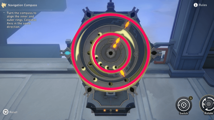 Honkai Star Rail - Skysplitter Navigation Compass Puzzle 2 - Step 2