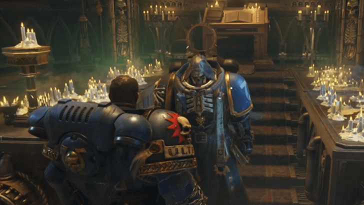 Warhammer 40k Space Marine 2 - Talk to Chaplain