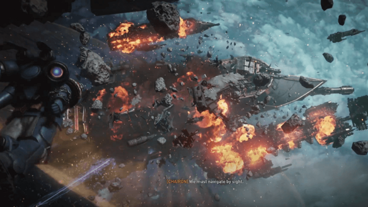 Warhammer 40k Space Marine 2 - Fly Through Space