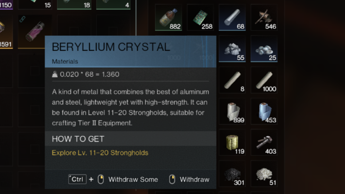 Once Human - Beryllium Crystal