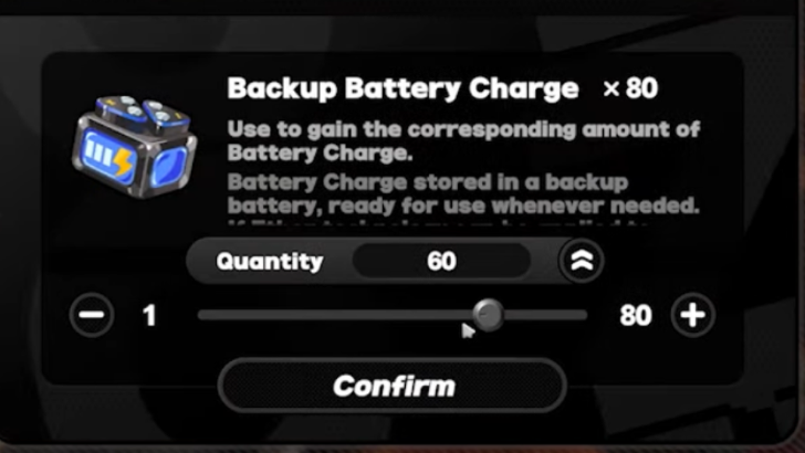 Backup Battery Charge Use