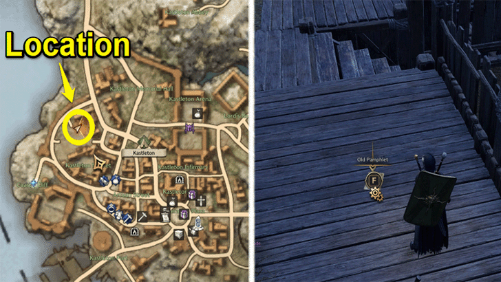 Old Pamphlet Location in Kastleton