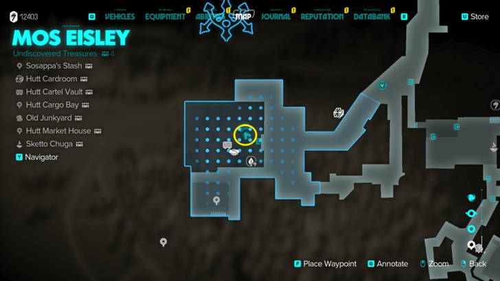 Star Wars Outlaws Debt Collector Unlock Map