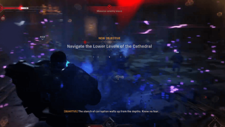 Space Marine 2 - Navigate the Lower Levels of the Cathedral