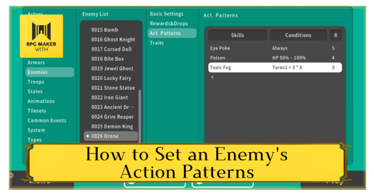 RPG MAKER WITH Action Pattern