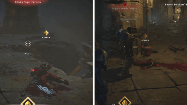 Search for Bodies in Tomb