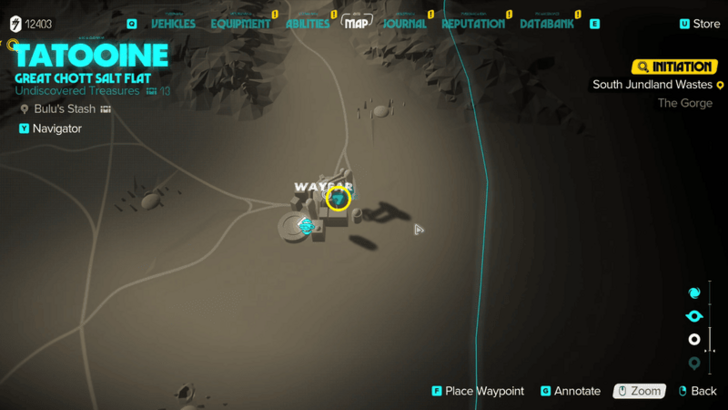 Star Wars Outlaws Initiation Unlock Map