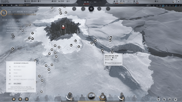 Build an Extraction District on a Shallow Coal Seam