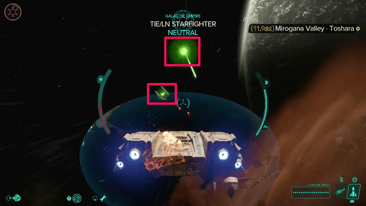 Different Wing Shapes - TIE Fighter