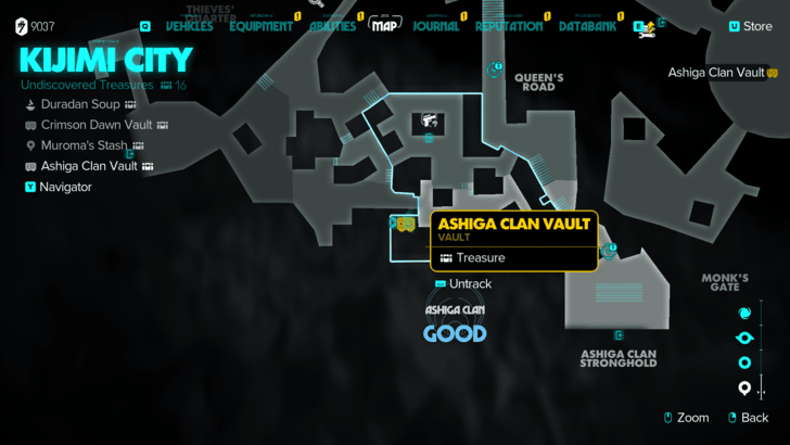 Kijimi Ashiga Clan Vault Map Location