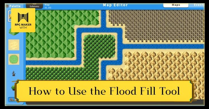 RPG MAKER WITH Top Banner Flood Fill