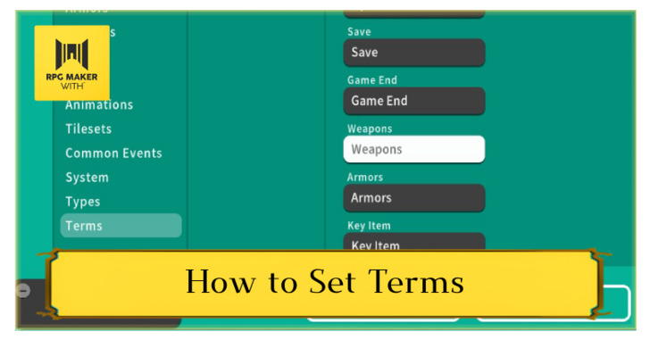 RPG MAKER WITH Top Banner Terms