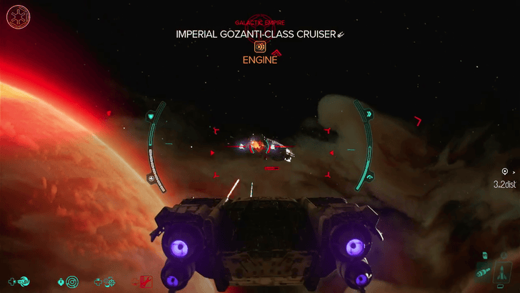 Flank and Destroy the Engine