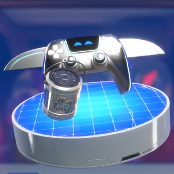 Astro Bot - Shimmering Silver Dual Speeder
