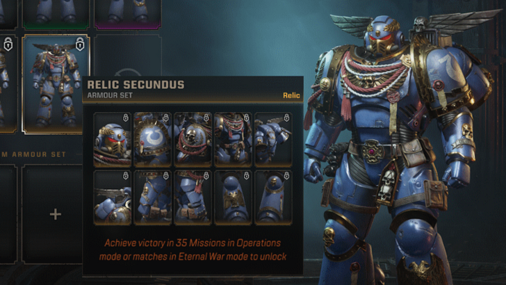 Warhammer 40k Space Marine 2 - Unlocked by Completing Operations or Eternal Wars