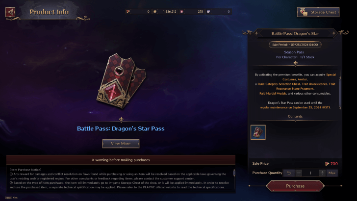 Throne and Liberty - Premium Battle Pass