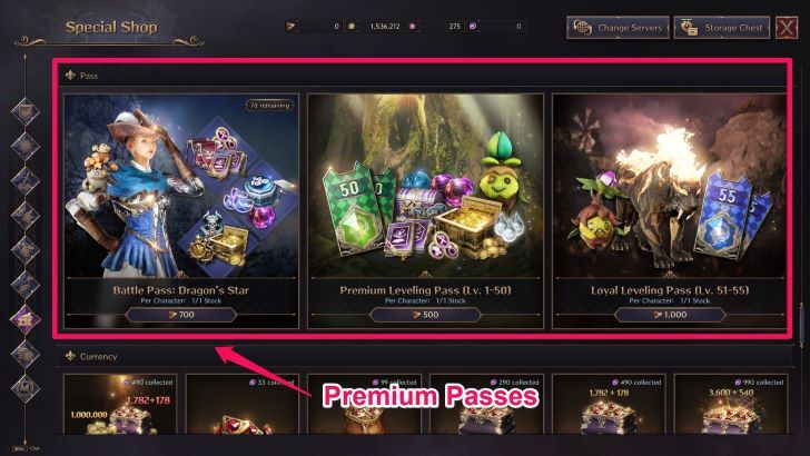 Throne and Liberty - Premium Passes