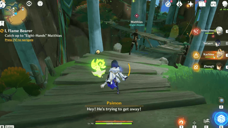 Genshin - I Flame Bearer - Catch the Treasure Hoarder