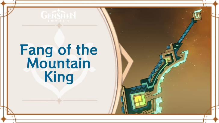 Genshin Impact - Fang of the Mountain King