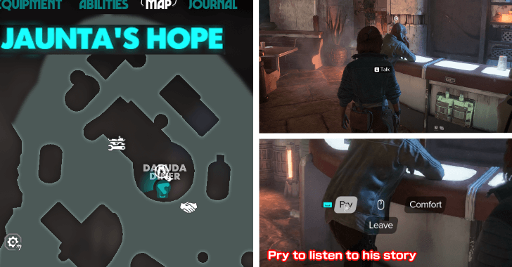 Talk to the NPC in Daruda