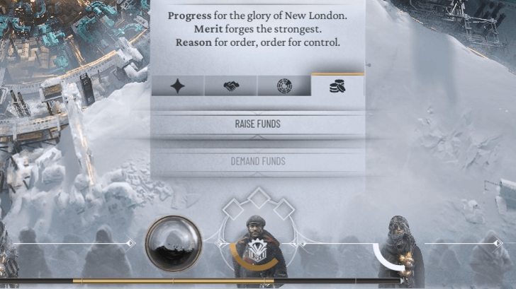 Frostpunk 2 Faction Actions