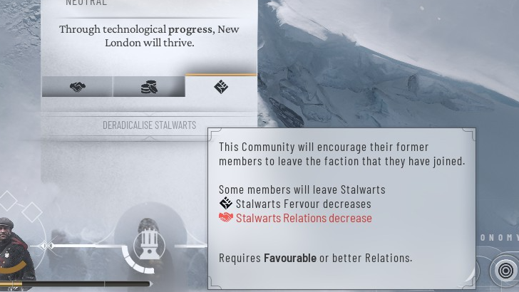 Frostpunk 2 Special Actions