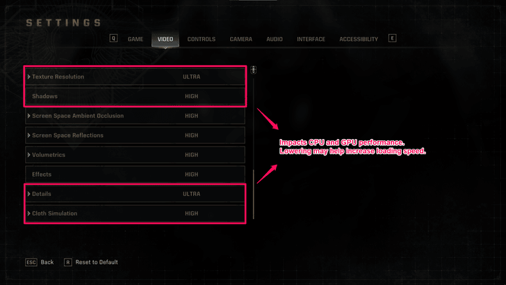 Space Marine 2 - Settings For Faster Loading Times