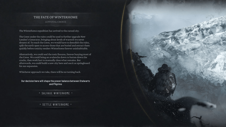 Salvage or Settle in Winterhome