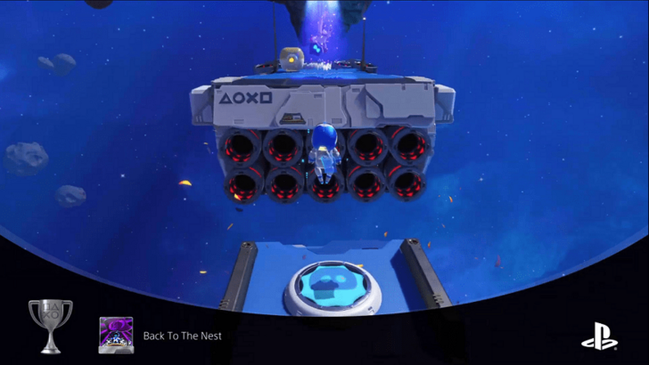 Astro Bot - How to Get Back to the Nest Trophy