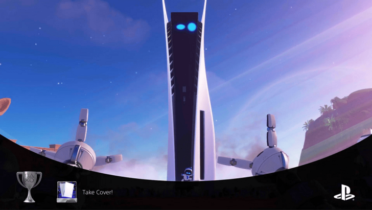 Astro Bot - How to Get Take Cover! Trophy