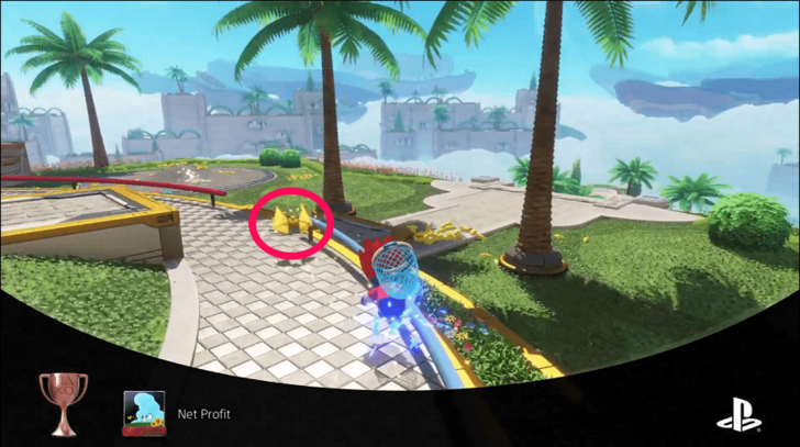 Astro Bot - How to Get Net Profit Trophy