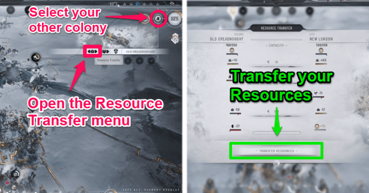 Transfer Oil Output to New London