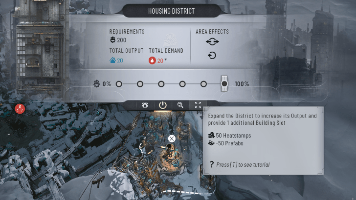 Frostpunk 2 Build and Expand Housing District