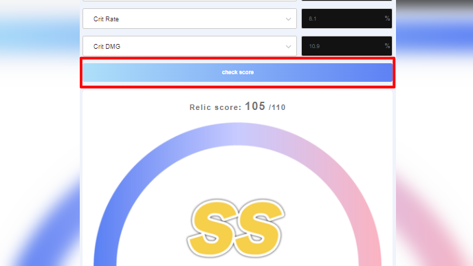 Honkai Star Rail - Press the Check Score Button For Your Rating