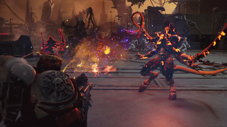 Warhammer 40k Space Marine 2 - Melta Rifle Loadout