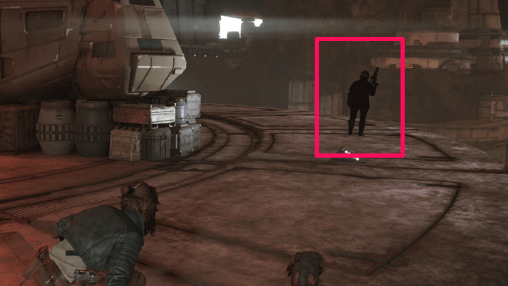 Star Wars Outlaws Takedown the Guard Inside the Restricted Area