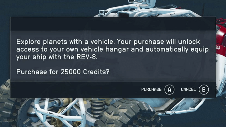 Purchase REV-8 for 25000 Credits