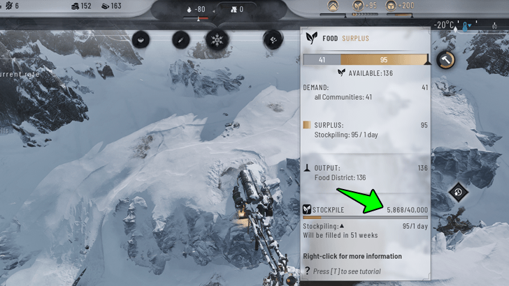 Stockpile Enough Food for the Whiteout