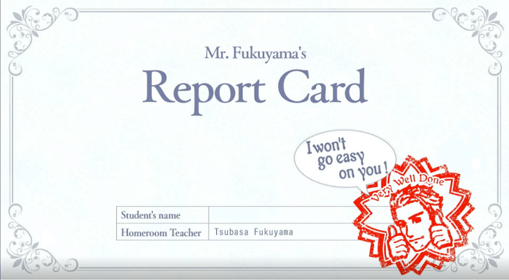 Emio Famicom - Report Card Grade 1.png