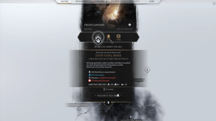 Research an Idea for the Coal Mines