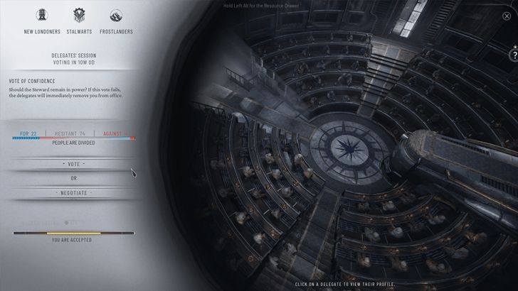 Pass the Vote of Confidence