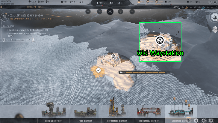 Build a Logistics District,modesize:scale
