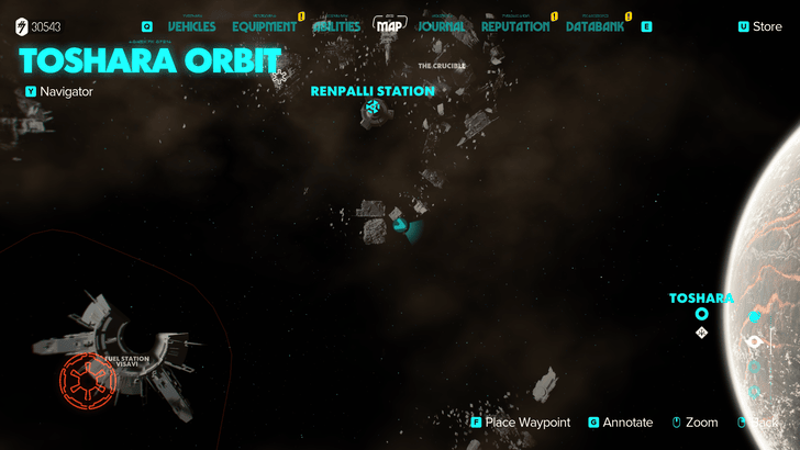 SRX-T MANTA Crimson Dawn Map Location