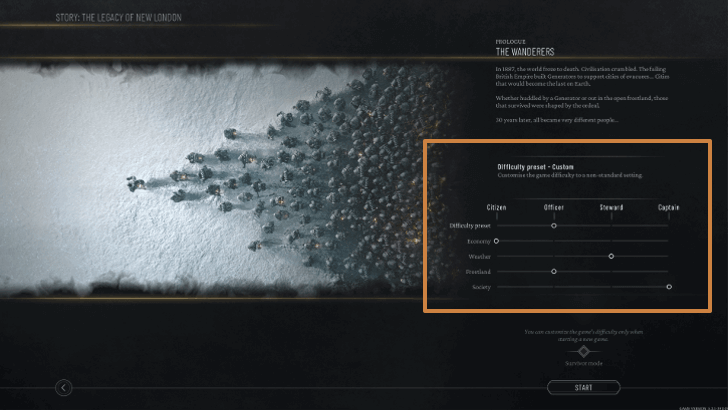 Customizable Difficulty