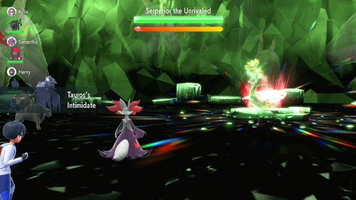 Pokemon SV - Serperior Raid Intimidate