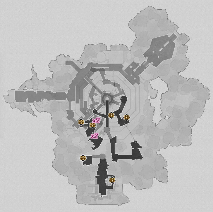 Star Rail - Shackling Prison B1 Chests