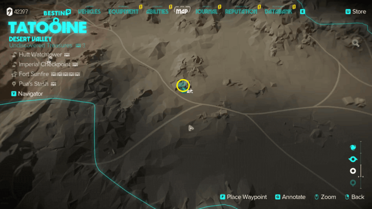 Star Wars Outlaws Bantha Herding Unlock Map