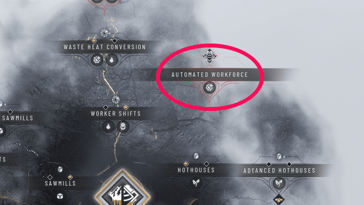 Frostpunk 2 Research Automated Workforce Factory