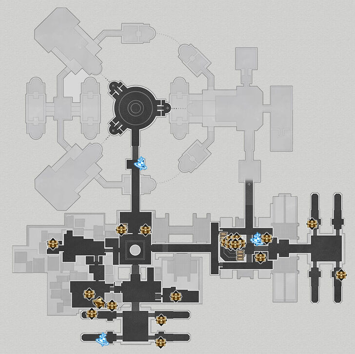 Honkai Star Rail - Divination Commission F2 Map